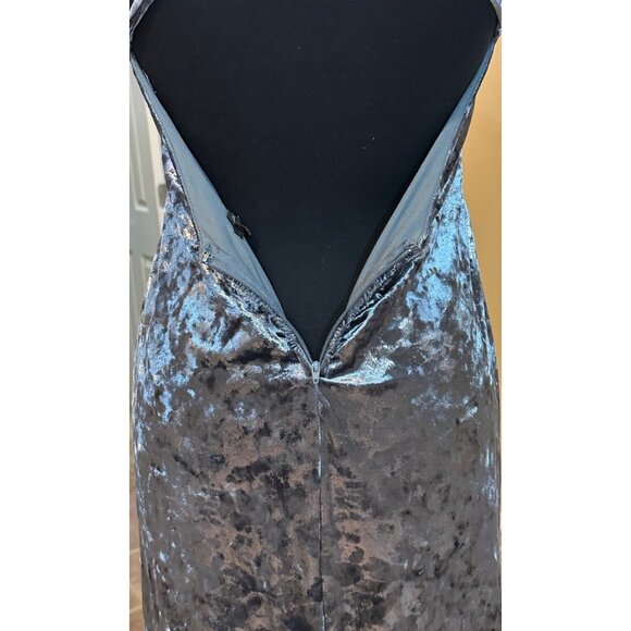 City Triangles Metallic Silver Gray Formal Dress Polyester Blend Junior Size 7 - Picture 15 of 16